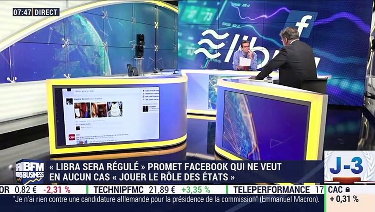 Facebook a lancé "Libra", sa monnaie électronique mondiale, avec plus d'une vingtaine de partenaires - 21/06