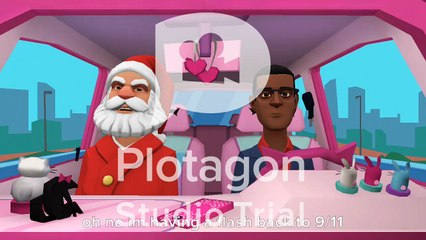 santa clause and obama chat