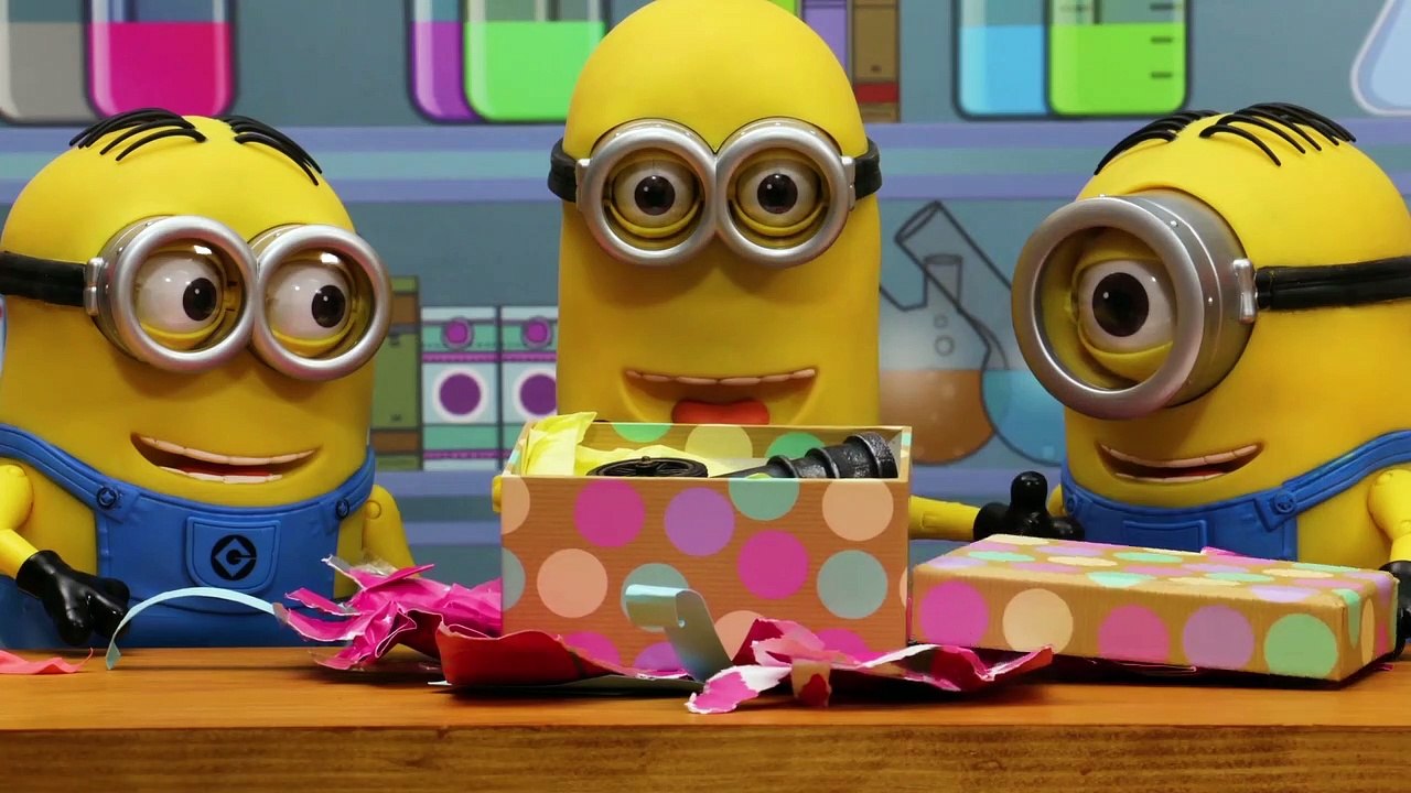 Super Magic Laser Fun With Cute Minions  Despicable Me 3  Stop Motion Series  Crafty Kids