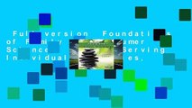Full version  Foundations of Family and Consumer Sciences: Careers Serving Individuals, Families,