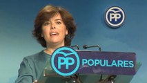 Santamaría gana la primera vuelta de las primarias del PP