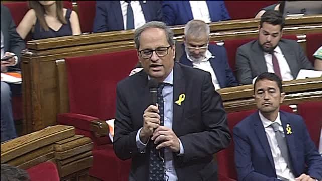 Torra: Queremos saber si Sánchez tiene respuestas a cómo ejercer y culminar nuestro proceso de independencia