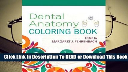 Online Dental Anatomy Coloring Book  For Free