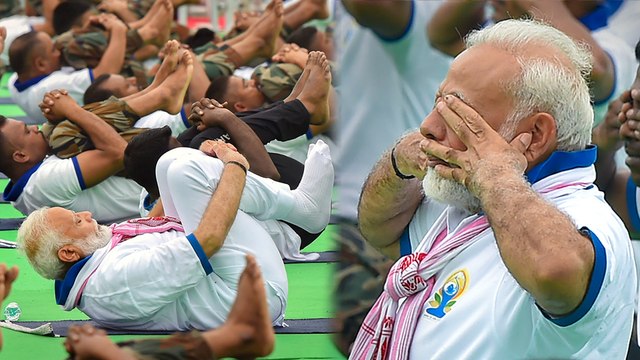 Yoga Day 2019: PM Modi: 5-வது சர்வதேச யோகா தினம், பிரதமர் மோடி பங்கேற்பு- வீடியோ