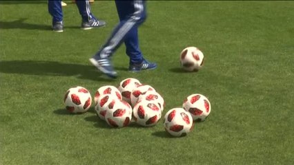 La selección rusa se prepara para enfrentarse a Croacia en Sochi