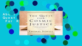 About For Books  The Quest for Cosmic Justice  For Kindle