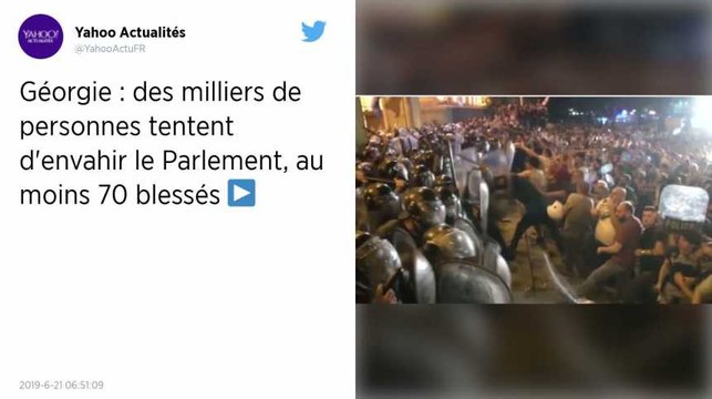 Géorgie. 10 000 manifestants devant le parlement, 90 personnes blessées dans des heurts avec la police