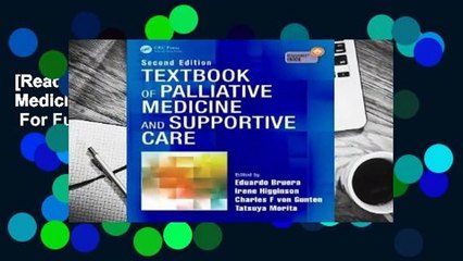 [Read] Textbook of Palliative Medicine and Supportive Care  For Full