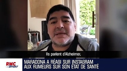 Maradona assure qu'il n'est "pas mourant" et qu'il ne souffre pas d'azheimer