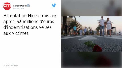 53 millions d'euros ont été versés aux victimes de l'attentat de Nice