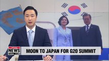 Moon to visit Japan on three-day trip to attend G20 Summit in Osaka
