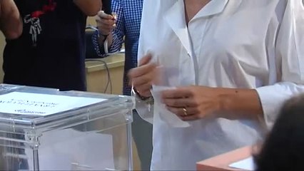 Cospedal vota en Albacete