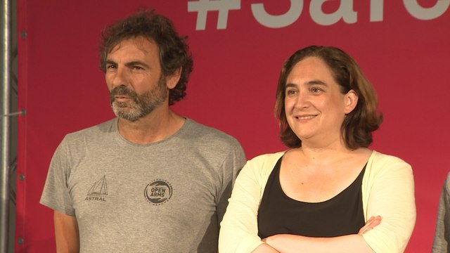 Colau a migrantes Open Arms: Bienvenidos, os estábamos esperando