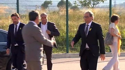 Torra visita a Junqueras, Romeva y los Jordis en la cárcel de Lledoners