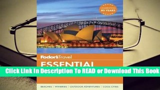 Online Fodor's Essential Australia  For Trial