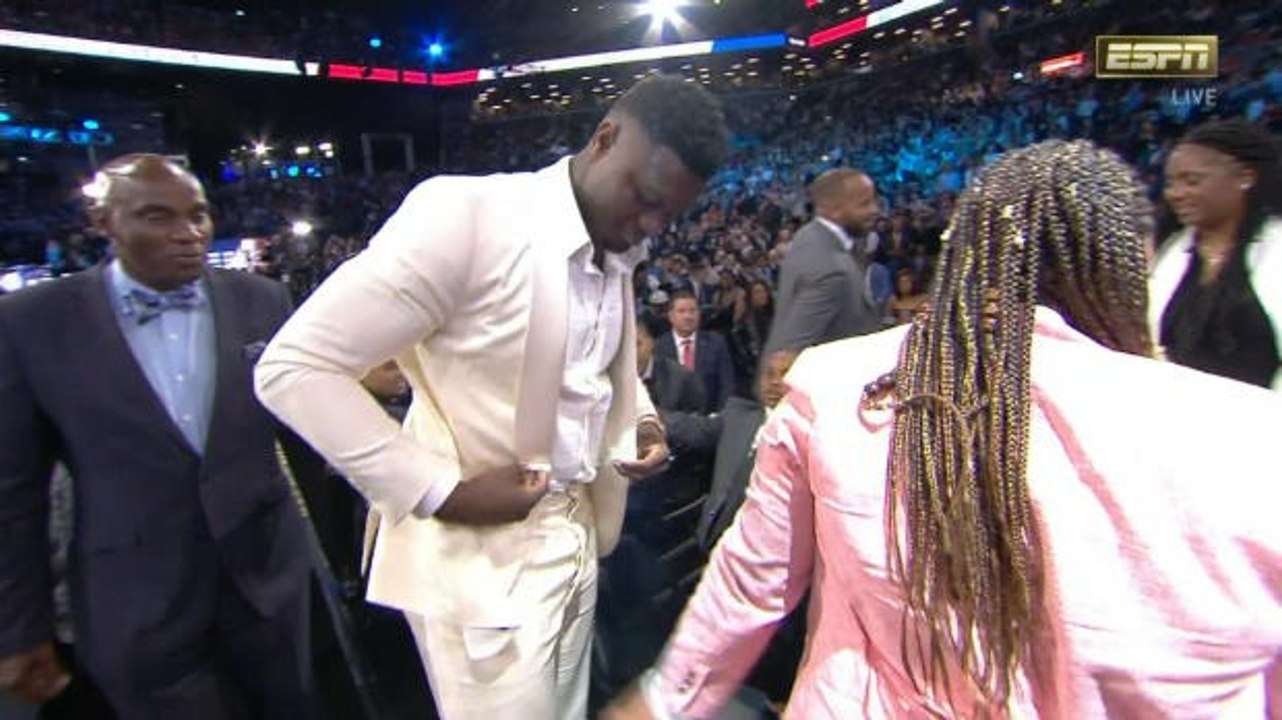 Zion selected as first pick by Pelicans at NBA draft