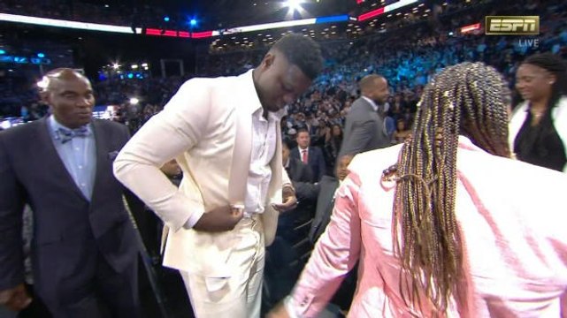 Zion selected as first pick by Pelicans at NBA draft