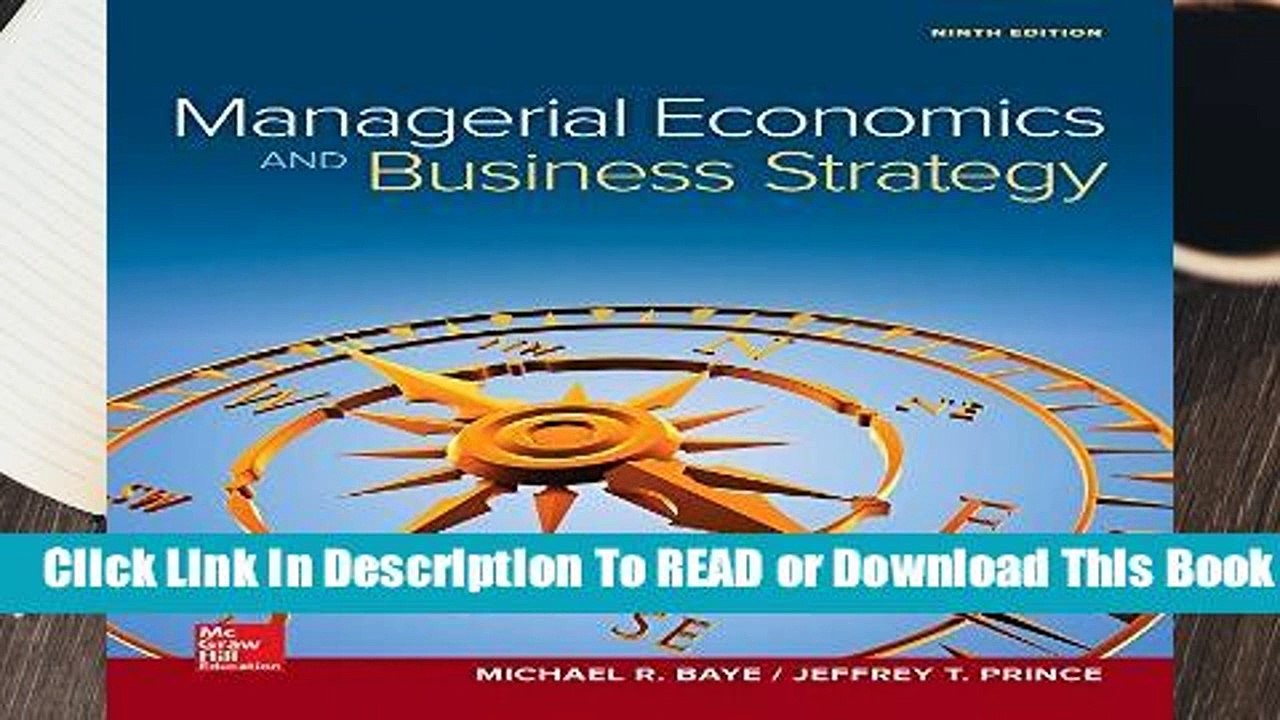 Managerial Economics   Business Strategy (Mcgraw-hill Series Economics)