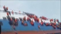 Al menos 29 personas fallecen y otras 41 continúan desaparecidas tras hundirse un ferry en Indonesia