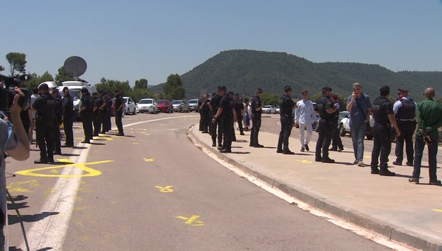 Trasladan a Junqueras, Sànchez, Cuixart y Romeva a Lledoners