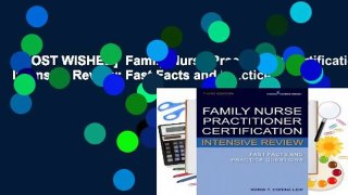 [MOST WISHED]  Family Nurse Practitioner Certification Intensive Review: Fast Facts and Practice