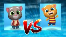 Frosty Tom vs Talking Ginger — Talking Tom Gold Run — Cute Puppy and Cats