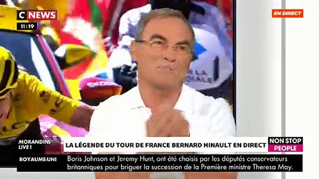 Le coup de colère de Bernard Hinault contre Jean-Marc Morandini: Il faut que tu arrêtes de parler de dopage dans le cyclisme! Et les sports, tu en parles jamais ? - VIDEO