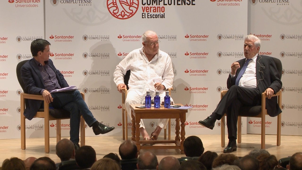 Vargas Llosa reaparece recuperado tras su caída