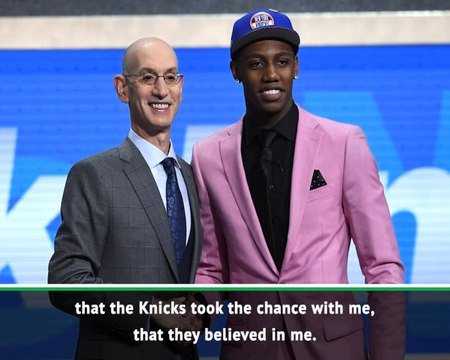 What do I say - Barrett overwhelmed to be a Knick