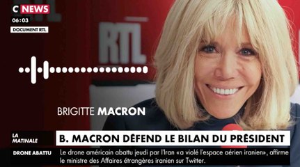 Brigitte Macron défend le bilan du Président - ZAPPING ACTU DU 21/06/2019