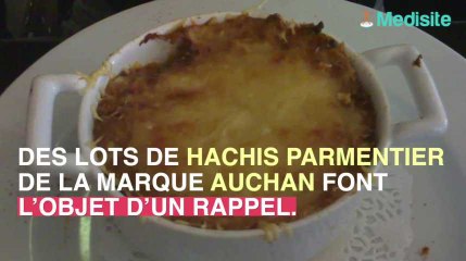 Rappel de hachis parmentier pour risque d’allergie