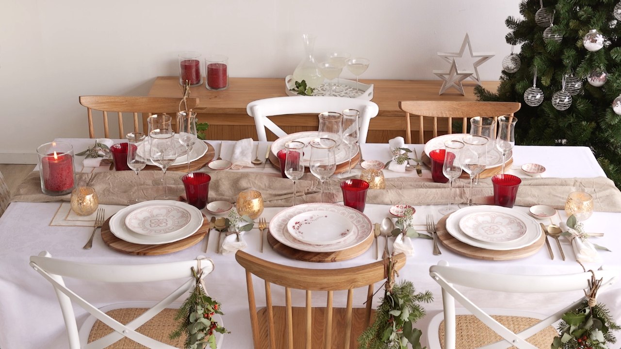 Mesa de Navidad en 4 pasos