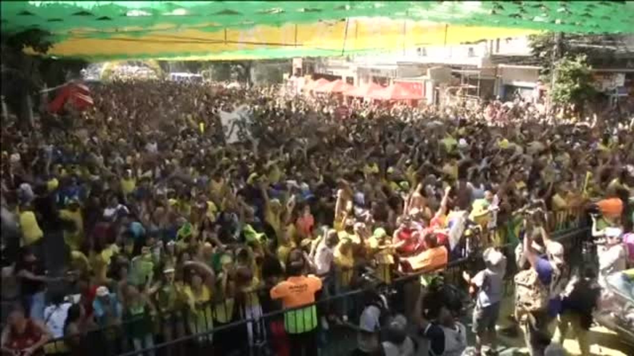 Brasil celebra su pase a cuartos de final del Mundial