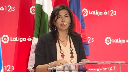 Rienda y Tebas apadrinan la bienvenida de LaLiga a los ascendidos