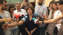 Santamaría critica a Sánchez por acercar a políticos presos