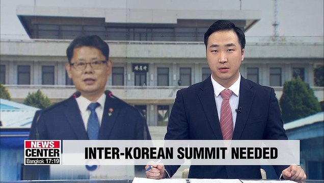 Inter-Korean talks desirable and necessary ahead of S. Korea-U.S. summit: Minister of Unification