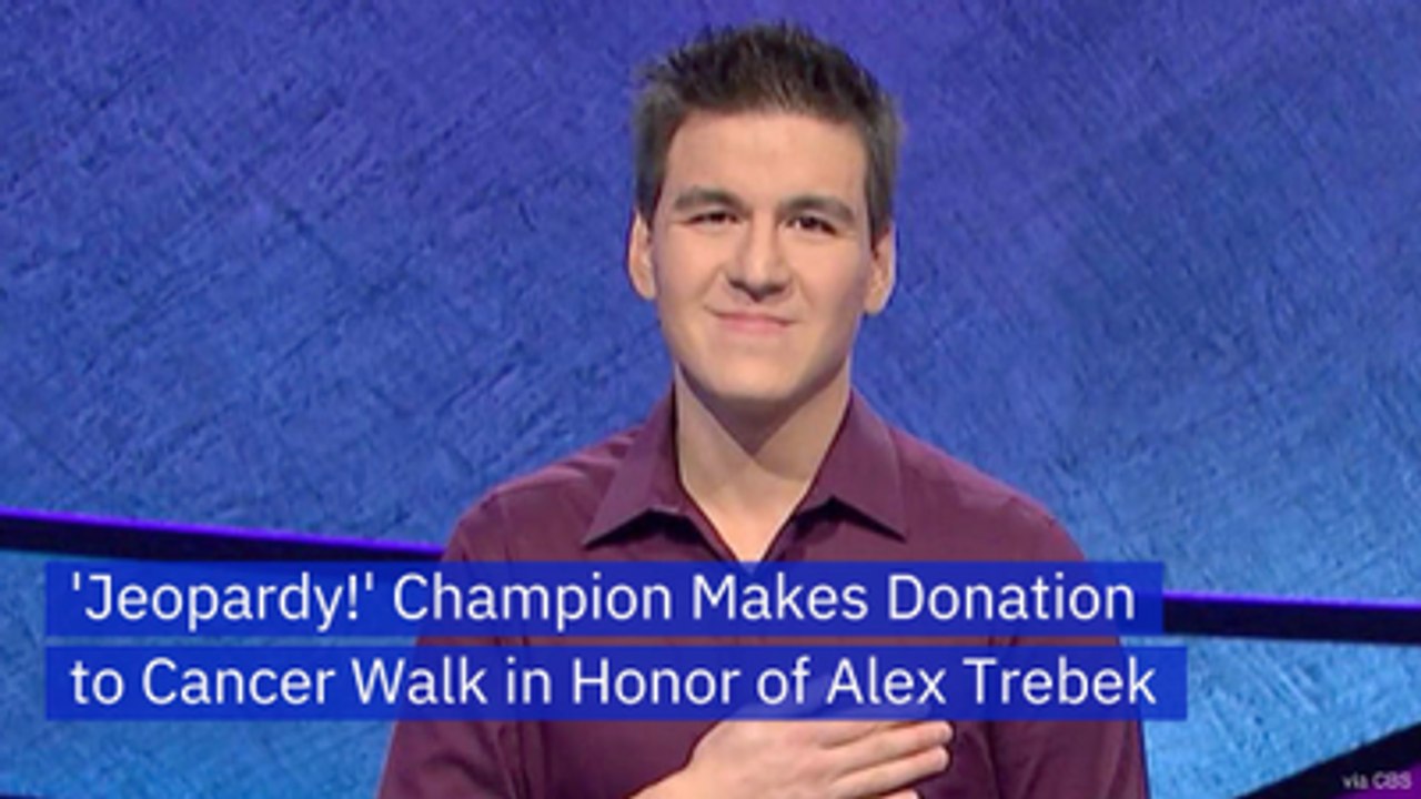 James Holzhauer Donates In Honor of Alex Trebek