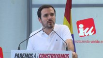 Garzón dice que con el PSOE 