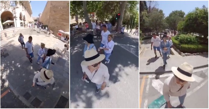 Turistas gravam acidentalmente carteiristas em várias tentativas de roubo em Maiorca