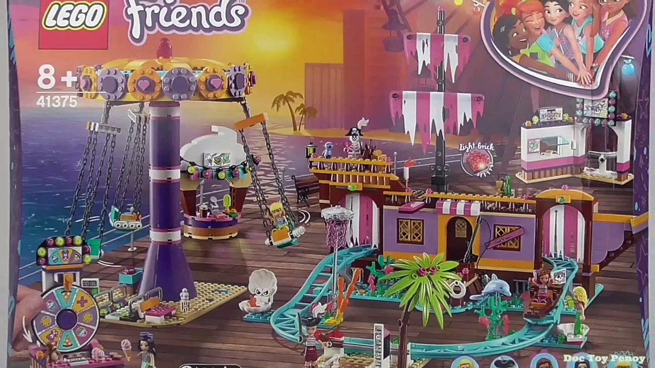 LEGO Friends Heartlake City Amusement Pier (41375) - Toy Unboxing and Speed Build