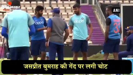 Vijay shankar get injured during the net session skips training