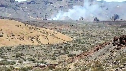 Conato de incendio en el Teide