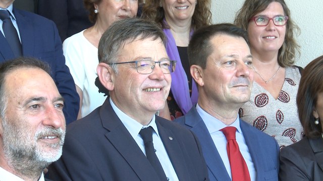 El presidente de la Generalitat Ximo Puig visita la mutua Umivale