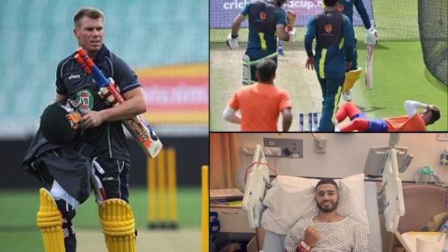 ICC Cricket World Cup 2019 : David Warner Said Sorry To Net Bowler Who Was Hit On The Head