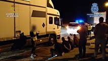 Desarticulado grupo criminal dedicado a robar camiones en la A2