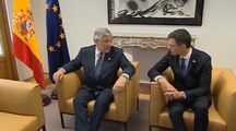 Sánchez y Tajani mantienen un encuentro en Bruselas