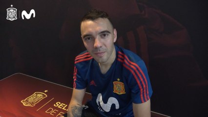 Aspas vivió su gol con incertidumbre por la espera del VAR