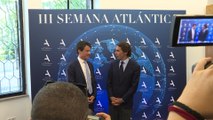 Aznar y Manuel Valls en la conferencia del Instituto Atlántico