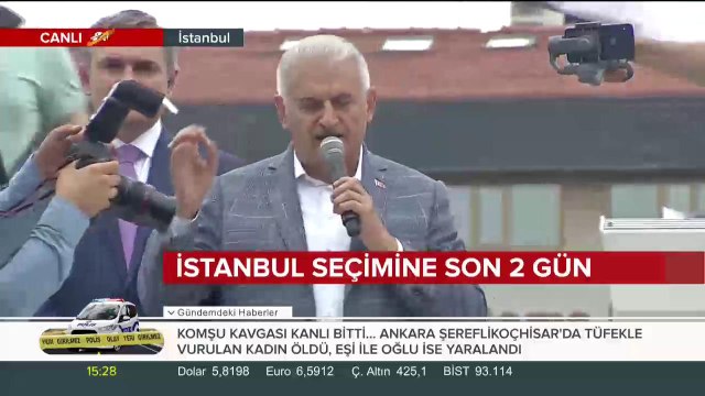 Binali Yıldırım Kağıthane'de