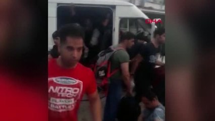 TEKİRDAĞ Polisi gören organizatörler, göçmenleri bırakıp kaçtı